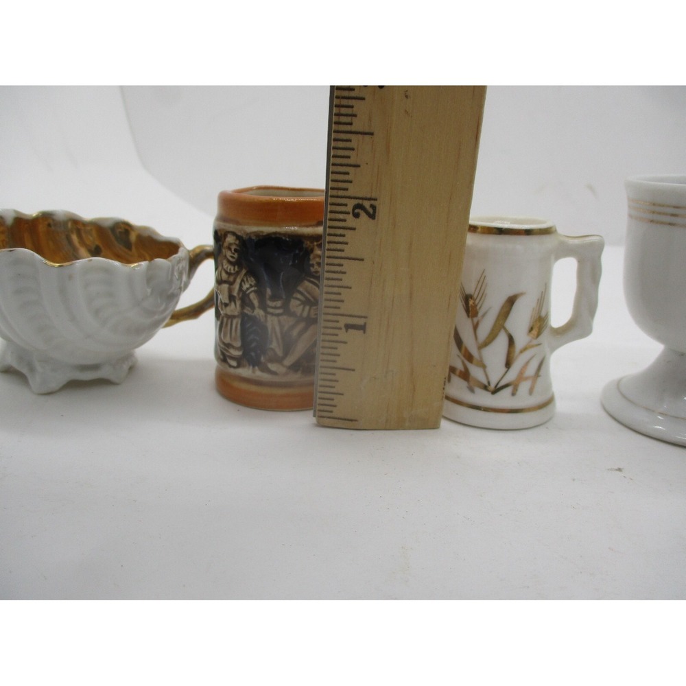 Miniature Porcelain Lot Vase Creamer Egg Cup Steins Teacup Etc - Picture 6 of 10
